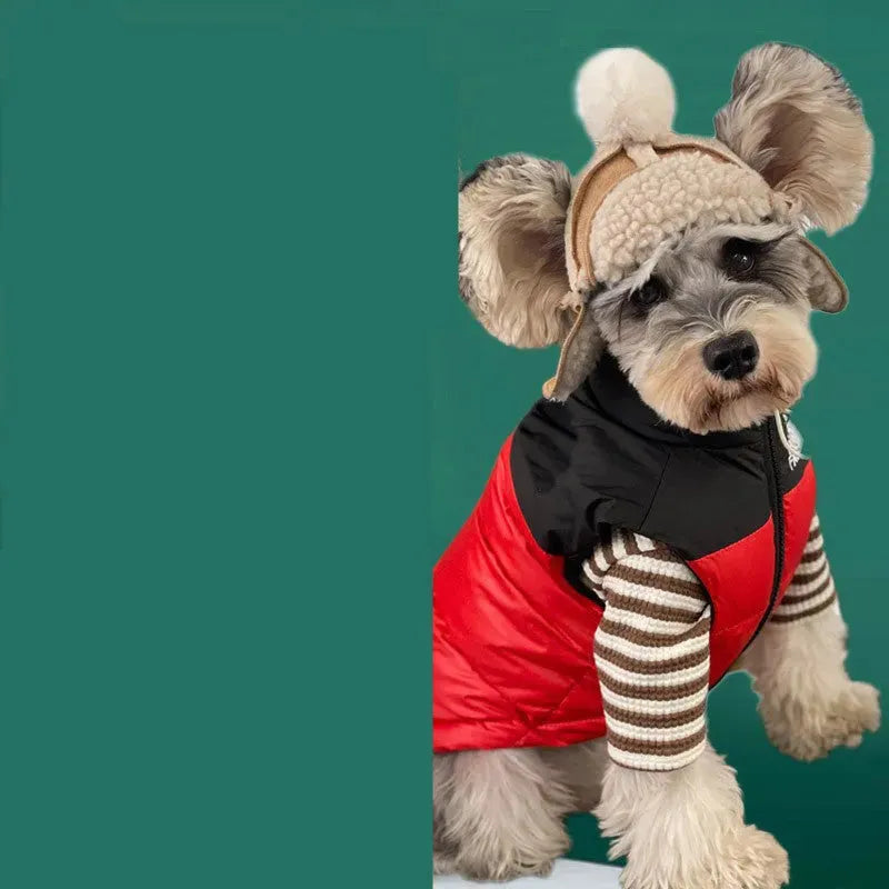 Dog Clothes Thick Warm Down Vest Autumn And Winter Clothes - Bellarte Enchanté Dog Clothes Thick Warm Down Vest Autumn And Winter Clothes